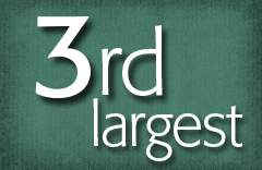 3rd largest